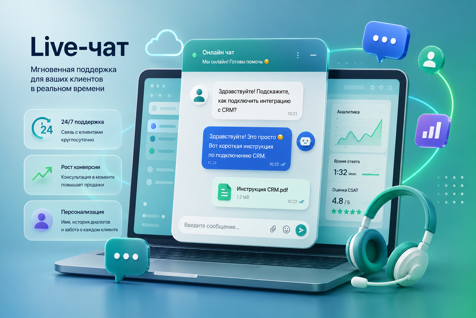 Зачем нужен live chat